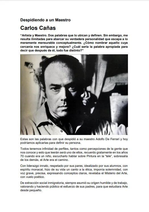Maestro Carlos Cañas